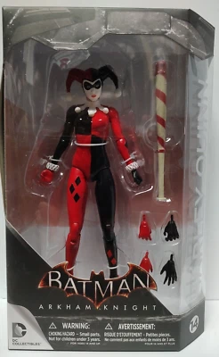 FIGURA DE ACCIÓN DC COMICS BATMAN ARKHAM KNIGHT HARLEY QUINN NUEVA SELLADA EE. UU. Foto 1 de 4
