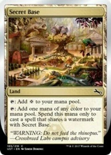 Secret Base Unstable Light Play MTG Magic DNA GAMES - Image 1 of 1