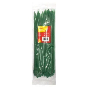 Tie Wraps Green Garage Workshop Tool 60Pcs 300 X 4.8 Mm Amtech S0832 - Picture 1 of 4