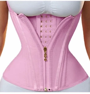 Fajas Reductoras Colombianas Waist Trainer Body Shaper Tummy Control XS Pink NEW - Picture 1 of 14