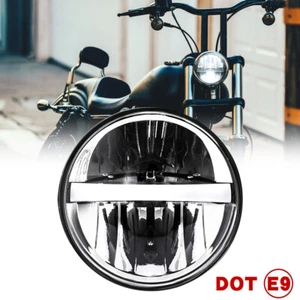 5-3/4" 5.75 inch LED DRL Headlight Projector For Motor Sportster XL 883 1200 - Picture 1 of 10