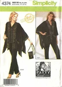 Simplicity 4374 Misses Knit Top Pants Jacket Purse XXS-M Sew Pattern Patty Reed - Picture 1 of 4