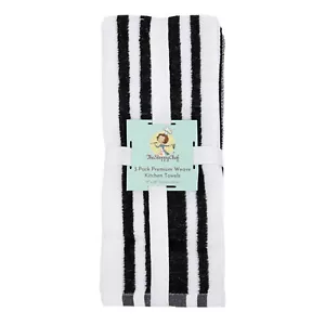 Juego de toallas de cocina teñidas con hilo de chef descuidado (paquete de 3) 16x26, algodón, opciones de color - Imagen 1 de 37