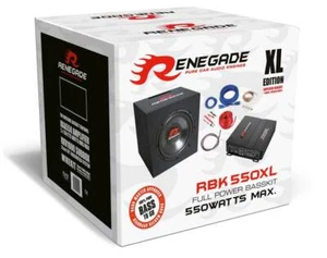 Renegade Amplificador+Subwoofer+Cable 550W Basspaket Set Completo - Imagen 1 de 1