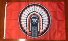 ORANGE Illinois Fighting Illini Chief Flag 3x5 feet NEW grommets - banner Bar