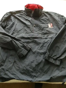 Men's Size XL Extra Large Blue Camp David Wind Jacket w USA & America Flag Patch - Picture 1 of 1
