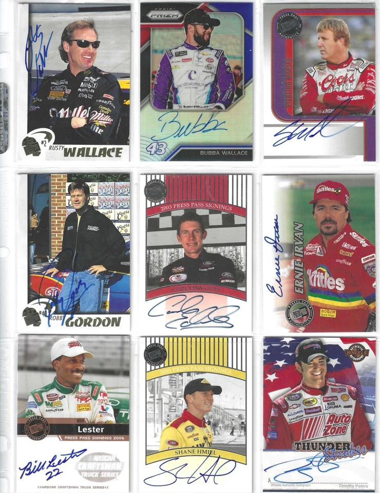 1997 Press Pass AUTOGRAPH-#24 Robby Gordon-#no numbers!-ONE CARD ONLY! - Image 1 of 1