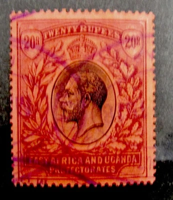 Sello protectorado de África Oriental Británica y Uganda de nystamps # 55 usado £400 D5y1056 Foto 1 de 2
