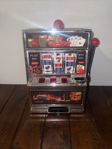 Bandit Play Big Casino Slot Machine Saving Bank - Picture 1 of 1