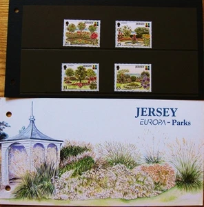 Jersey Stamps: Europa CEPT "Parks" MNH Presentation Pack 4 Value Stamp Set 1999 - Picture 1 of 4