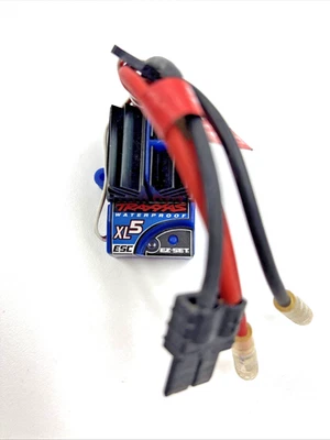 Traxxas XL-5HV 3S Brushed TRX-4 Crawler ESC Waterproof Heatsync 3025  USED ML379 - Image 1 of 4