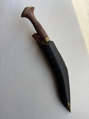 Cuchillo KUKRI Nepal Gurkha de colección - hoja de 11” - funda Khukuri hecha a mano - afilado Foto 1 de 4