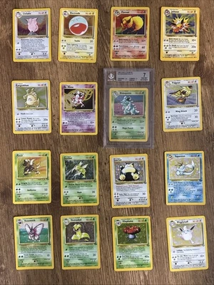 Pokemon Jungle Set 1 - 64 100% Complete Vintage Pokemon Cards Holo WOTC - Image 1 of 4