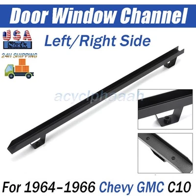 For 1964 1965 1966 Chevy C10 Truck Door Window Channel Reproduction Latch Side Foto 1 de 4