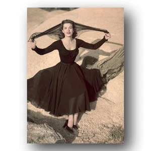 Foto vintage de 5x7 de Jean Peters retrato de actriz estadounidense de 1948 - Imagen 1 de 1