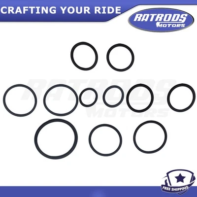 For 2011-18 Ford F250 F350 F450 Super Duty New Radiator Coolant Hose O-Ring Kits - Image 1 of 4