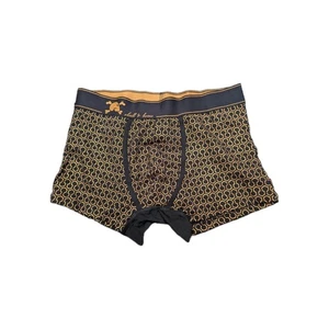  Boxer Briefs Skull & Bones Black And gold pattern - Picture 1 of 3