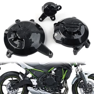 Funda protectora deslizante para motor de fibra de carbono para Kawasaki-Z650 17-2020 - Imagen 1 de 7