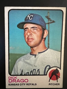 1973 Topps Dick Drago #392 Kansas City Royals - Picture 1 of 2