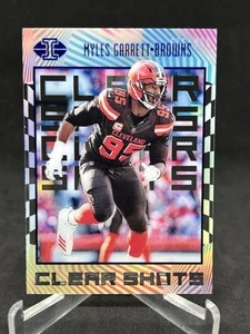 2019 Panini Illusions Clear Shots Blue Myles Garrett /299 #CS-MG Free Shipping - Bild 1 von 2