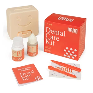 Zinc Oxide Eugenol Cement Dental Care Kit Glue for Crowns & Bridges Filling - Picture 1 of 12