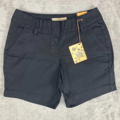 Hybrid & Company Shorts Women's Black Cotton Spandex Blend Chino Casual Size 11 - Image 1 of 4
