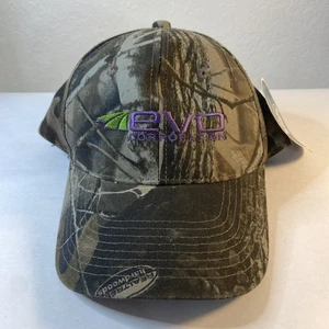 Real tree Port Authority Adjustable Camo Baseball Hat Evo Corp - Picture 1 of 7