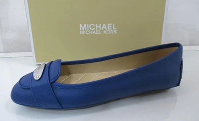 Michael Kors MK Plate Moccasin Flat Shoes Cobalt Blue Size 7.5 - Image 1 of 4
