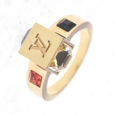 LOUIS VUITTON Ring M66727 Size 50/US5.5 Gold Plated Ladies jewelry S#140394 - Image 1 of 4