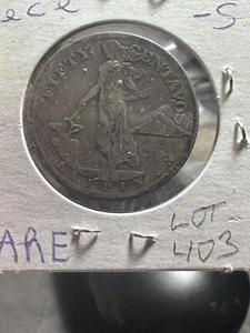 1909-S US/Philippines 50 Centavos Key Date ~ Silver Lot #403  Rare - Picture 1 of 3