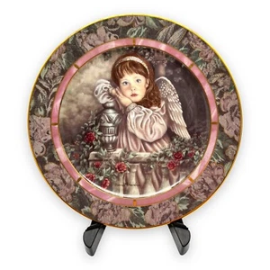 Vintage HOPE Plate By Donna Richardson GARDEN OF INNOCENCE 1993 - Picture 1 of 4