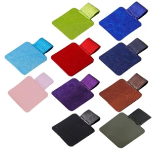 5 Pieces/Set Elastic Pen Holder Self-Adhesive Faux Leather Pen Holder - Picture 1 of 15