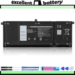 H5CKD Battery for Inspiron 5300 5501 5502 5505 5508 5509 15V 53Wh - Foto 1 di 8