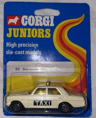 CORGI JUNIORS 1:64 #52 MERCEDES BENZ TAXI 1973 - Image 1 of 4