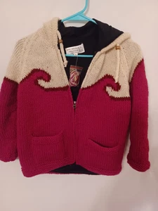 THE BETTER SWEATER ALASKA Kids XL Unisex Zip Sweater, Wool, Lined, Was $175 NWOT - Picture 1 of 3