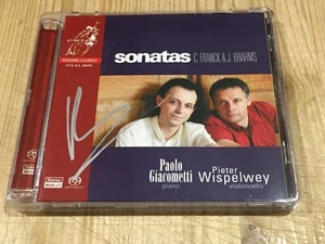 Signed by PETER WISPELWEY Franck & Brahms Cello Sonatas CHANNEL CLASSICS SACD - Bild 1 von 2