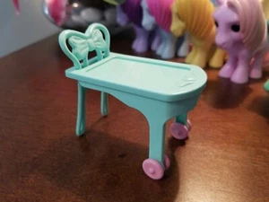 My Little Pony (G1) - Perm Shoppe Mint Green Cart with Pink Wheels (Multi-List) - Picture 1 of 2