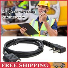 1m Extender Cable Replacement Headset Mic Cable Ham Radio Accessory for Kenwood