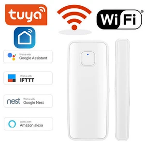 T06 TUYA APP WiFi Door Window Sensor Open/Close Burglar Alarm Security Detector - Picture 1 of 17