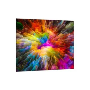 Küchenrückwand Glas 65x60 Spritzschutz Herd Spüle Fliesenschutz Abstrakt Bunt - Bild 1 von 2
