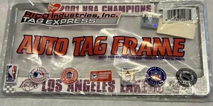 Vintage L A Lakers 2001 NBA Champ License Plate Holder  - Picture 1 of 6