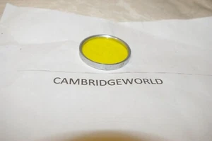 ARGUS SERIES VI 6 DROP in LY YELLOW OPTICAL GLASS FILTER ALSO FITS LEICA USA - Picture 1 of 1