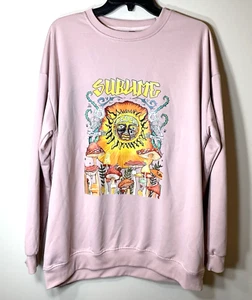 Sudadera Sublime Para Hombre XL Unisex Taupe Manga Larga Gran Tamaño Setas Esqueleto - Imagen 1 de 10