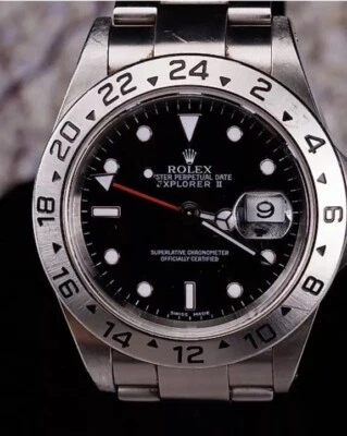 Rolex Explorer II - 40mm Schwarzes Zifferblatt Komplettes Set - 16570 - Bild 1 von 3