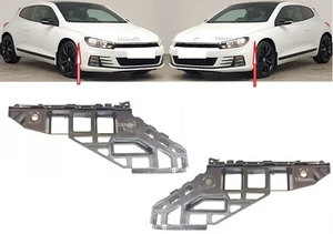 PAIR LEFT+RIGHT FRONT BUMPER BRACKET HOLDERS FOR VW SCIROCCO 2014-2017 - Picture 1 of 10