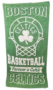 NBA 2018 Forever a Celtic Boston Celtics Basketball Beach Towel 56x28 Clover Net - Picture 1 of 8