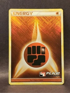 Pokemon TCG 2010 Play! Pokemon Holo FIghting Energy League Promo LP-NM - Picture 1 of 6