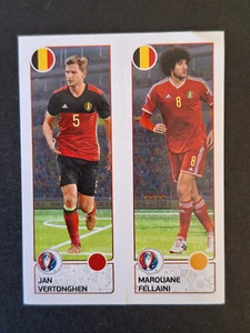 Vertonghen / Fellaini 488 Belgium Sticker Panini UEFA Euro 2016 France - Picture 1 of 3
