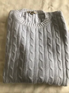 Burberry mens Cashmere/Cotton Sweater Size L - Picture 1 of 6