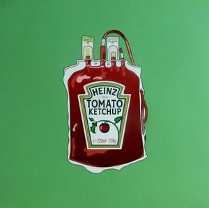 Jan-Frederic Frey Life Elixir Hand signed numbered 11/25 Urban Art Heinz ketchup - Picture 1 of 4